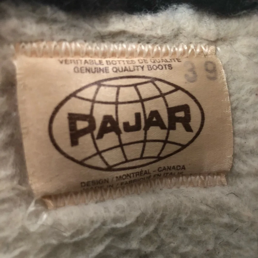 Pajar Black Fur-Lined Winter Boots Womens preowned size 8 - Picture 11 of 13